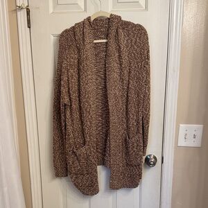 Bass Pro Shops Brown Women's Cardigan with a hood